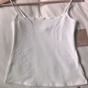 Reformation White Tank Top